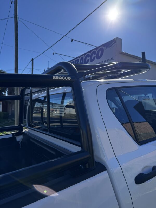 Jaula de trabajo con rodillos porta escaleras