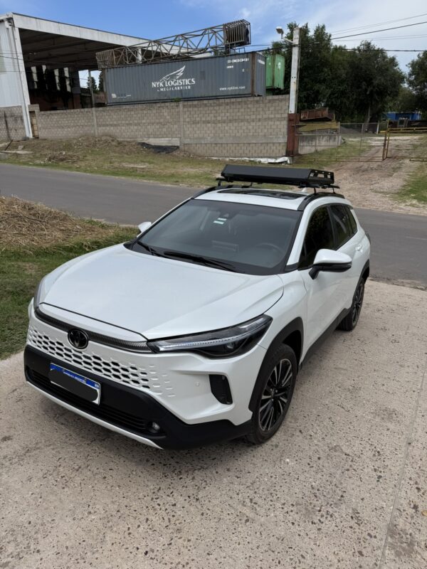 Barras porta equipajes + canasto Bracco